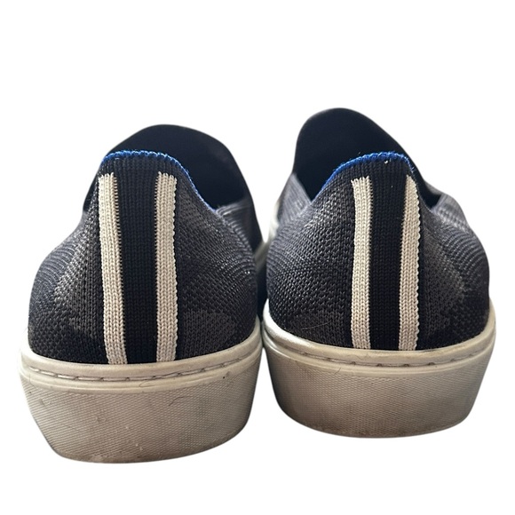 Rothy's Size 7 Women’s Sneakers Slip On Platform Shoes Gray Black Camo Print - Picture 3 of 8